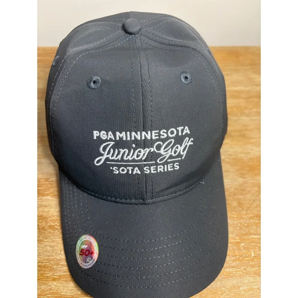PGA Minnesota Junior Golf Sota Series‎ Baseball Cap Hat Gray Nylon Adult